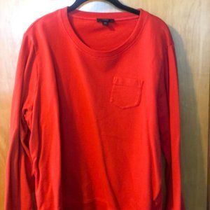 Hot Red, JCrew sweatshirt